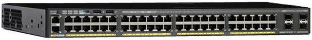 Alt view image 3 of 13 - Cisco Catalyst 2960X WS-C2960X-48LPS-L V01 PoE 48-Port Managed Switch