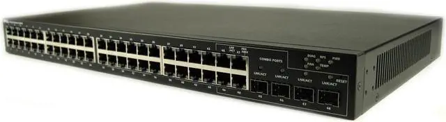 Main image of Dell PowerConnect 5448 48-Port + 4 x Combo Gigabit SFP Ports Switch (0H969F)