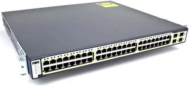 Alt view image 14 of 20 - Cisco 3750 Series 48 Port PoE Switch, WS-C3750-48PS-E, Lifetime Warranty
