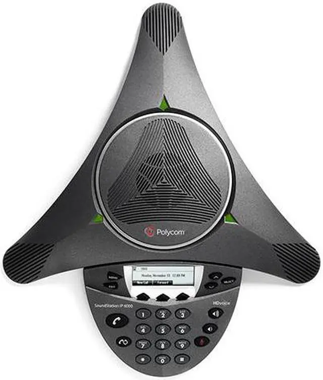 Alt view image 3 of 6 - Polycom SoundStation IP6000 Conference VoIP Phone 2201-15600-001