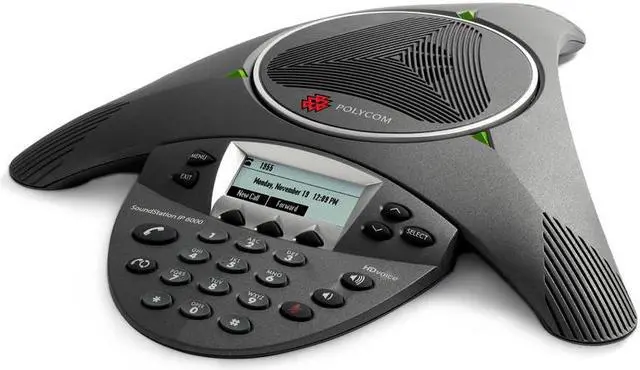 Alt view image 2 of 6 - Polycom SoundStation IP6000 Conference VoIP Phone 2201-15600-001