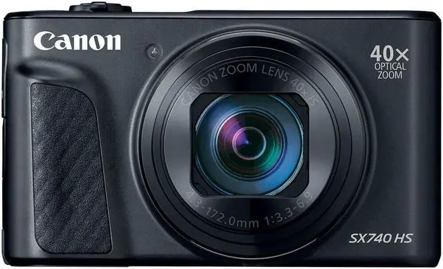Alt view image 4 of 20 - Canon PowerShot SX740 HS Digital Camera -Black