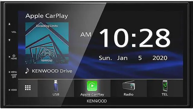 Alt view image 5 of 20 - Kenwood DMX4707S 6.8" Digital Multimedia Receiver w/ Apple CarPlay