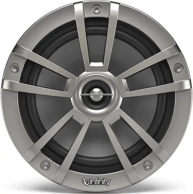 Alt view image 15 of 20 - Infinity INF622MLT 6.5" Round 225 Watt RGB LED Illuminated Marine Speakers - Titanium (Pair)