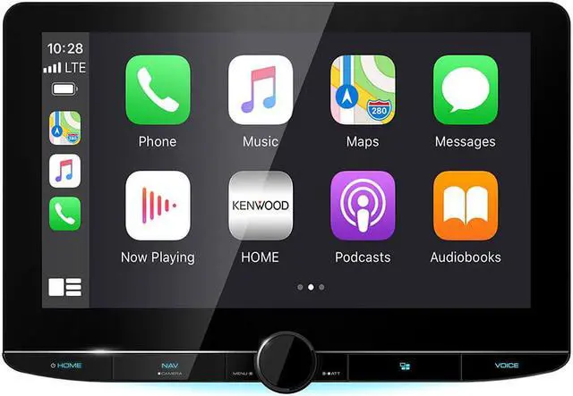 Alt view image 6 of 16 - Kenwood eXcelon NEW DNR1007XR 10.1" Floating Panel High Definition Receiver