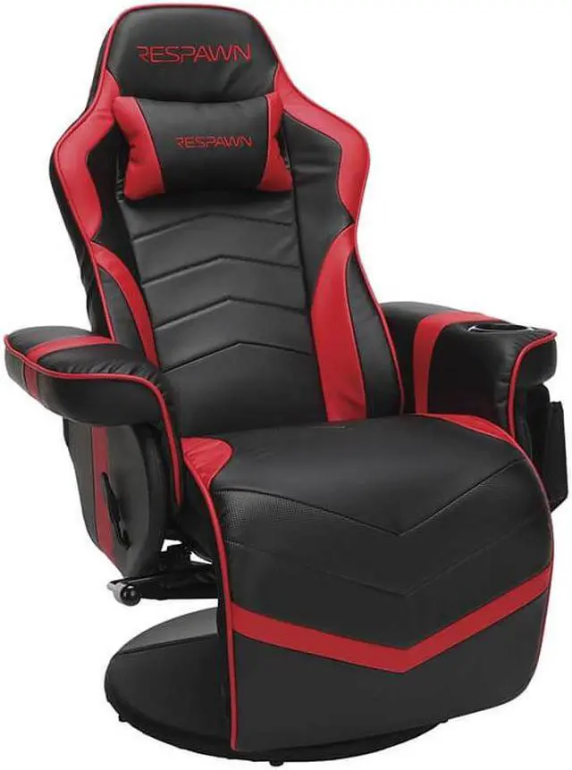Alt view image 8 of 13 - RESPAWN-900 Racing Style Gaming Recliner, Reclining Gaming Chair, in Red (RSP-900-RED)