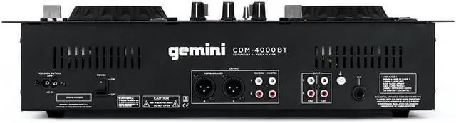 Alt view image 4 of 16 - Gemini CD/MIXER Combo Player With BT Input