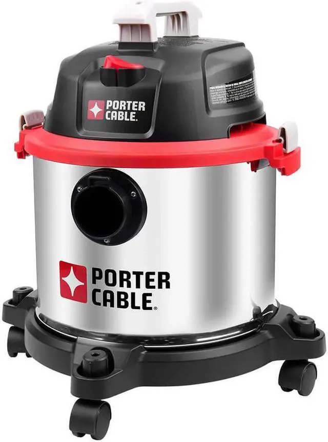 Alt view image 4 of 7 - PORTER-CABLE PCX18301-4B 4 Gallon 4 Peak Horsepower Wet and Dry Vacuum Cleaner