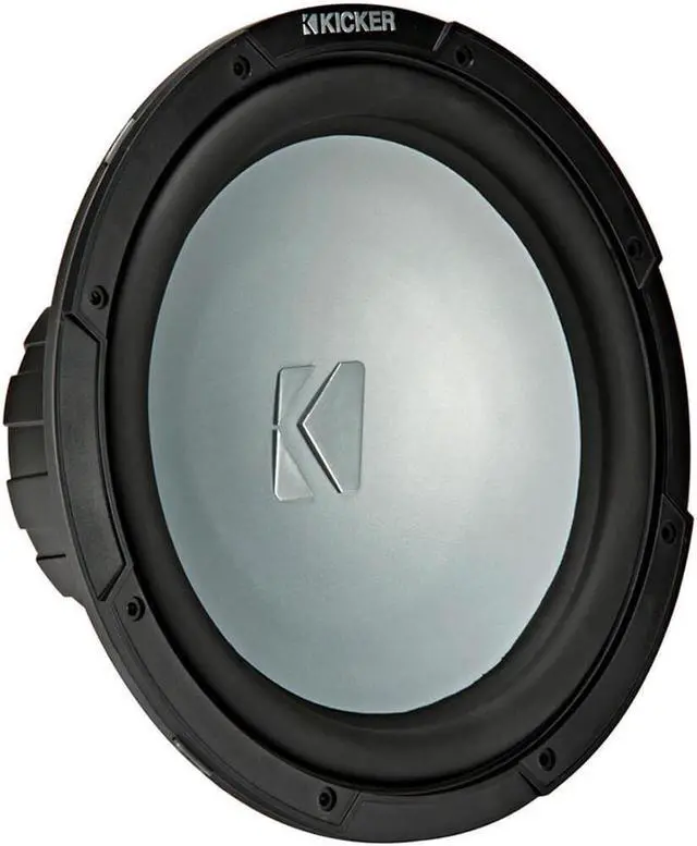 Alt view image 4 of 7 - KICKER - KM 10" Single-Voice-Coil 4-Ohm Subwoofer - Charcoal
