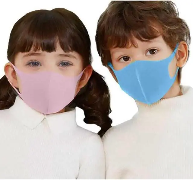 Alt view image 3 of 3 - Kole Imports MO110 Kids Assorted Colors Washable Mask