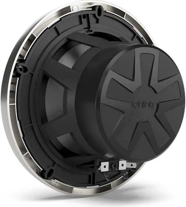 Alt view image 17 of 20 - Infinity INF622MLT 6.5" Round 225 Watt RGB LED Illuminated Marine Speakers - Titanium (Pair)