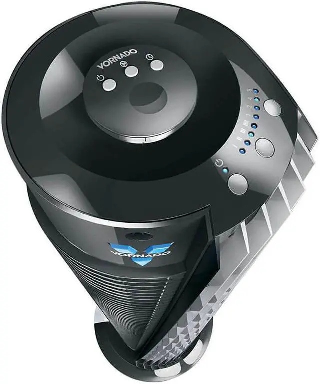 Alt view image 4 of 8 - Vornado 184BLK 184 Whole Room Tower Fan - Black
