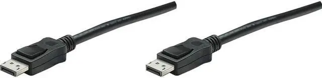 Alt view image 9 of 10 - manhattan 6.6 ft. DisplayPort Monitor Cable