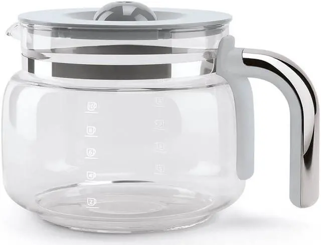 Alt view image 6 of 6 - Smeg Retro Style Coffee Maker Machine, 17.3 x 12.8 x 11.3, Cream