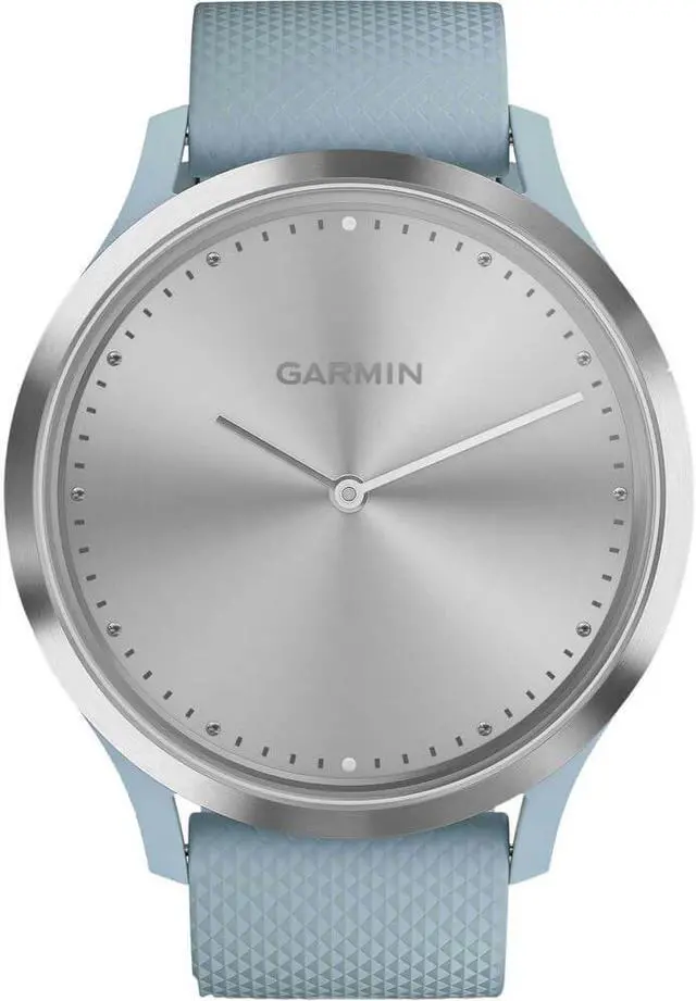 Alt view image 5 of 5 - Garmin USA 010-01850-18 Vivomove HR SPort Watch - Silver with Seam Foam Silicone