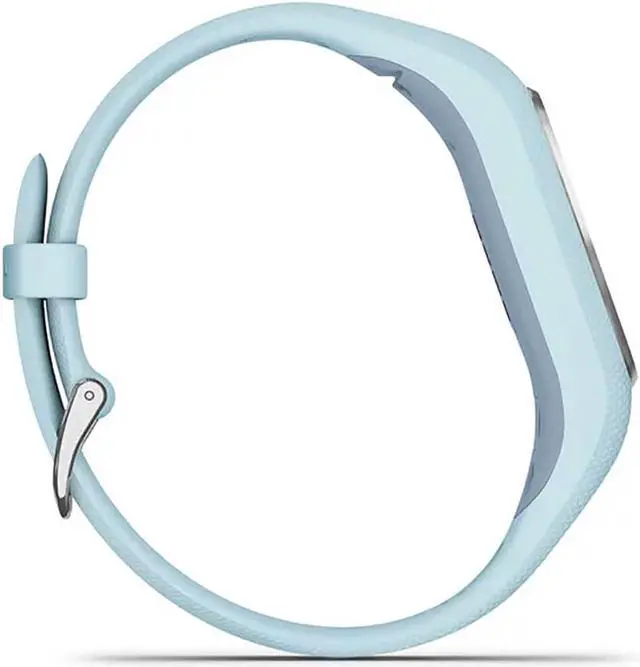 Alt view image 8 of 9 - Garmin USA 010-01995-14 Small Vivosmart 4 Smart Activity Tracker - Silver with Azure Blue Band