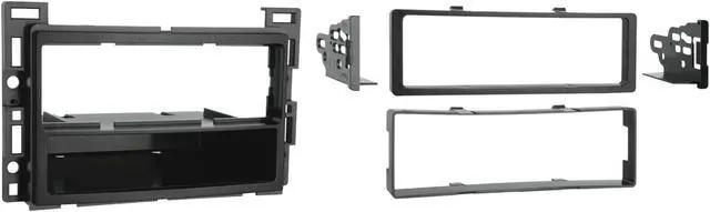 Alt view image 12 of 15 - Metra 99-3302 Metra gm/pontiac/ saturn din dash kit with pocket