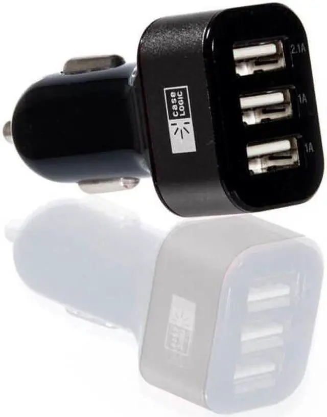 Main image of Case Logic CLOPV4004BK 4.1 Amp 3 Port USB Car Charger/Adapter
