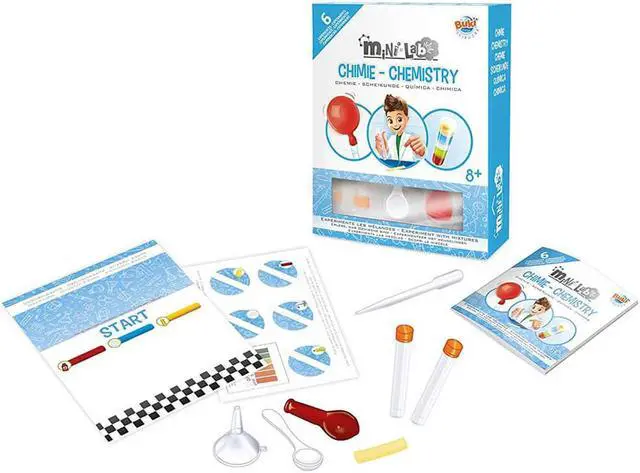 Alt view image 2 of 3 - Buki MINILABCHEM Mini-Lab Chemistry Set