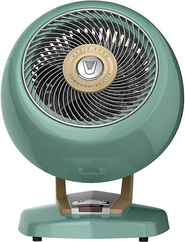 Alt view image 11 of 14 - Vornado VHeat Whole Room Vintage Home Portable Electric Space Heater, Green