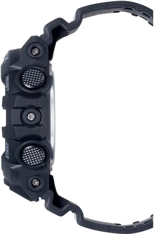 Alt view image 6 of 20 - Casio G-Shock GA1100KH-3A Black / Black Resin Analog/Digital Quartz Men's Watch