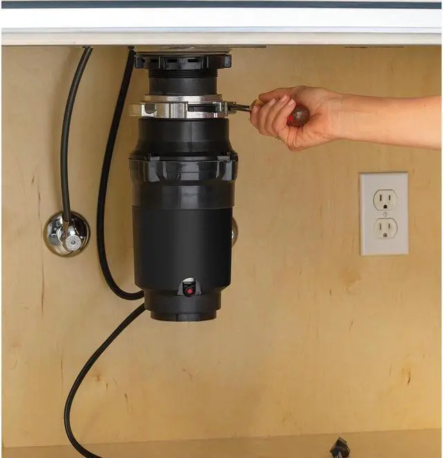 Alt view image 3 of 3 - GE GFC525N 1/2 HP Continuous Feed Garbage Disposer - Corded
