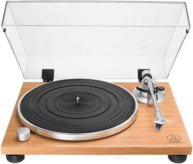 Alt view image 19 of 20 - AudioTechnica AT-LPW40WN Fully Manual Belt-Drive Turntable (Walnut)