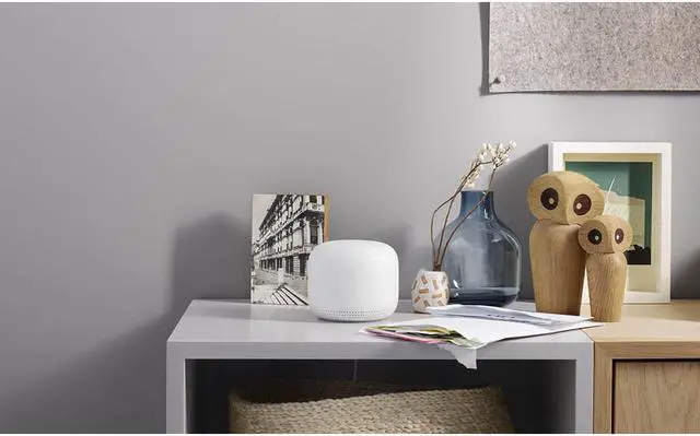 Alt view image 3 of 20 - Google GA00822US Nest Dual-Band Wi-Fi System - Snow