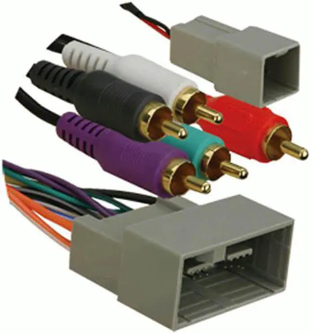 Alt view image 7 of 8 - METRA 70-1730 HONDA 2008 - UP HEAD UNIT WIRING HARNESS W/ AMP SOUND SYSTEM NEW