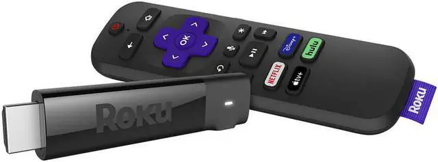Main image of Roku Streaming Stick+ HD/4K/HDR Streaming Media Player with Long-range Wireless and Voice Remote with TV Controls - Black (3810R)