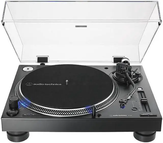 Alt view image 9 of 20 - AUDIO TECHNICA AT-LP140XP-BK DIRECT-DRIVE PRO DJ TURNTABLE