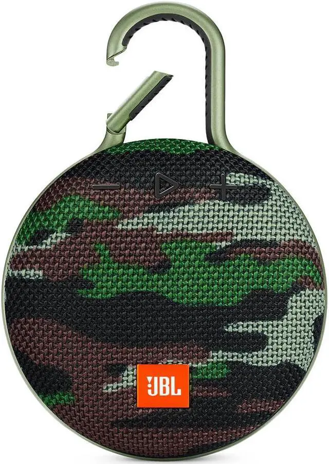 Alt view image 8 of 15 - JBL Clip 3 Portable Bluetooth Waterproof Speaker (Camouflage)