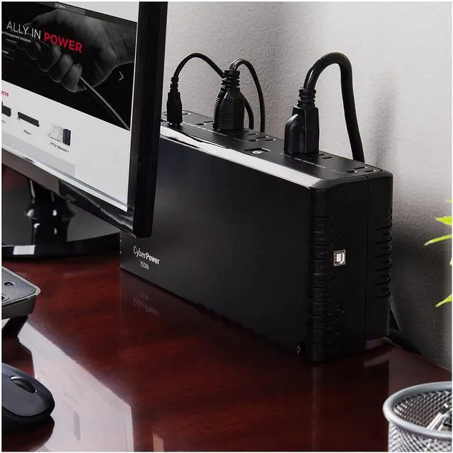 Alt view image 9 of 20 - 750VA Battery Back-Up System - Black