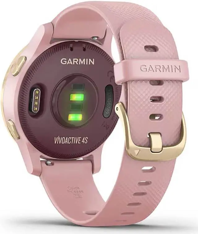 Alt view image 7 of 15 - Garmin vívoactive 4S, Smaller-Sized GPS Smartwatch, Features Music, Body Energy Monitoring, Animated Workouts