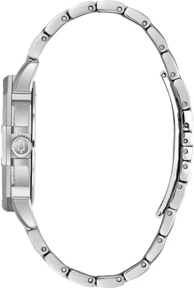 Alt view image 4 of 9 - Bulova Mens Crystal Multifunction Stainless Steel Quartz Watch 96C134