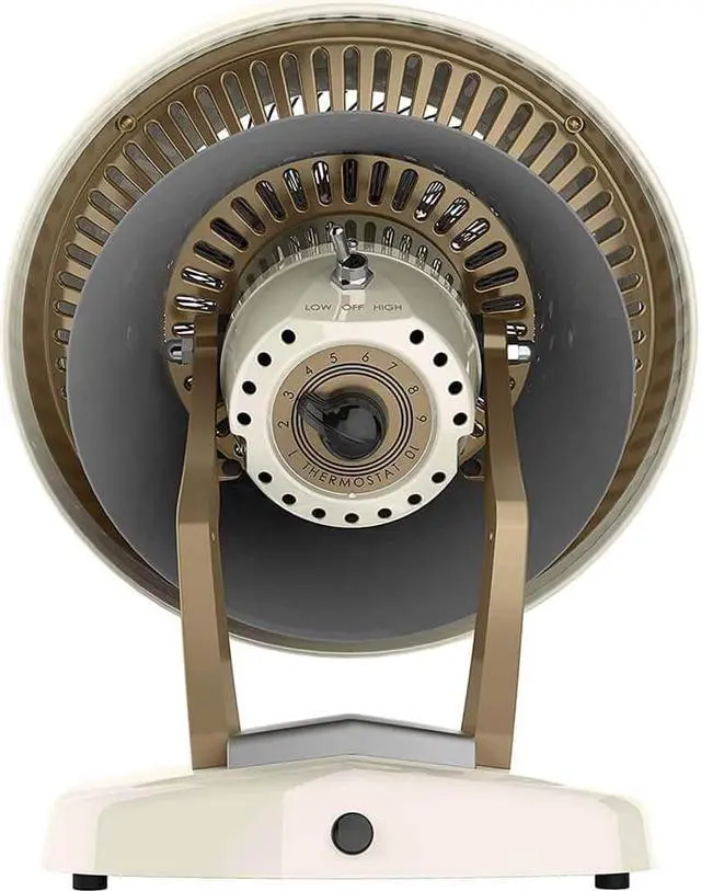 Alt view image 5 of 8 - Vornado VHeat Whole Room Vintage Home Portable Electric Space Heater, White