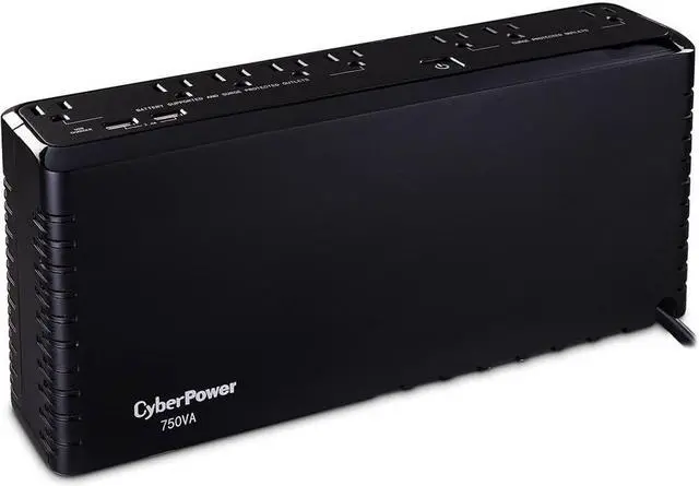 Alt view image 4 of 20 - 750VA Battery Back-Up System - Black
