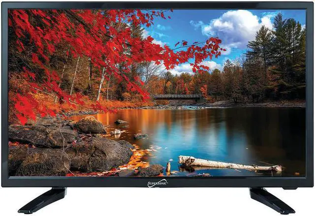 Alt view image 4 of 14 - SuperSonic SC-2211 1080p LED Widescreen HDTV with HDMI Input and AC/DC Compatible for RVs, 22-Inch