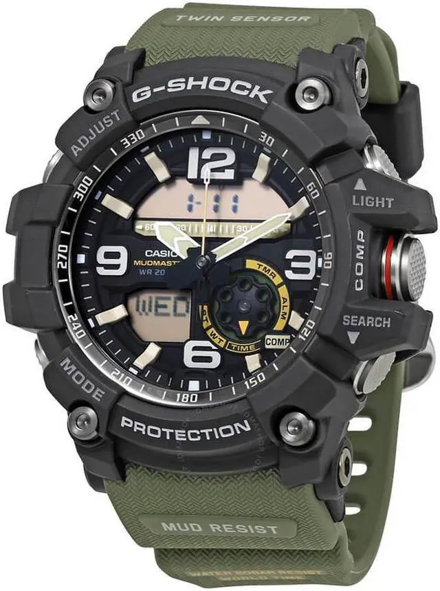Alt view image 2 of 12 - Casio GG10001A3 Mens Green G-Shock Mudmaster Watch