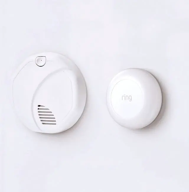 Alt view image 2 of 9 - Ring RINGALSMOKE Alarm Smoke and CO Listener