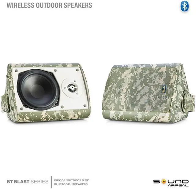 Alt view image 4 of 4 - Sound Appeal SABTCF5 Indoor/Outdoor Weatherproof Patio Speakers