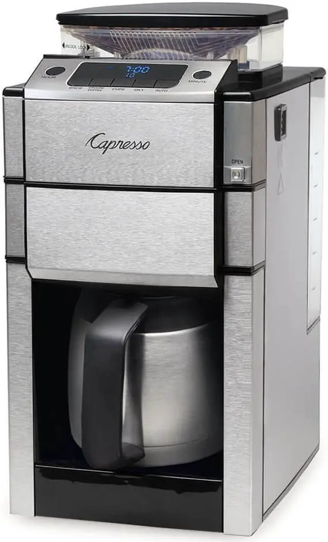 Alt view image 5 of 15 - Capresso 488.05 Team Pro Plus Thermal Carafe Coffee Maker, Silver
