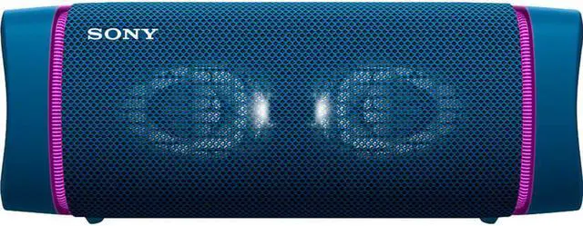 Alt view image 6 of 20 - Sony XB33 EXTRA BASS Blue Portable Bluetooth Speaker - SRSXB33/L