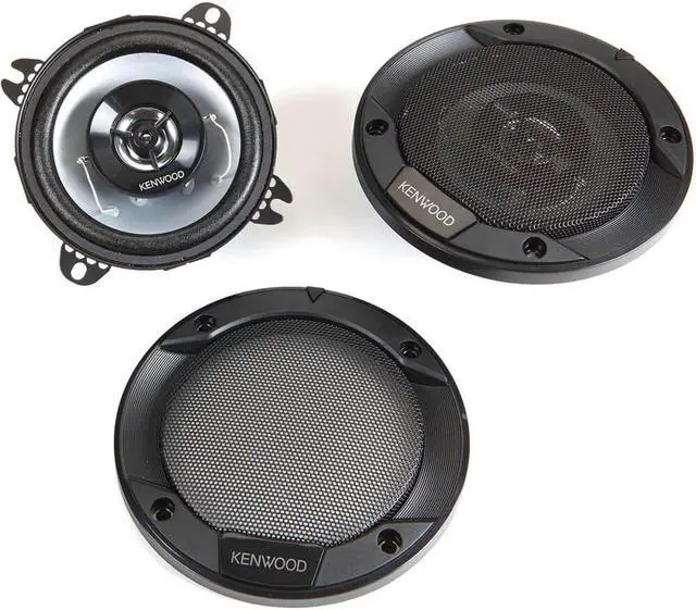 Alt view image 4 of 11 - Kenwood KFC1066 4 inch 2-Way Coaxial Speakers