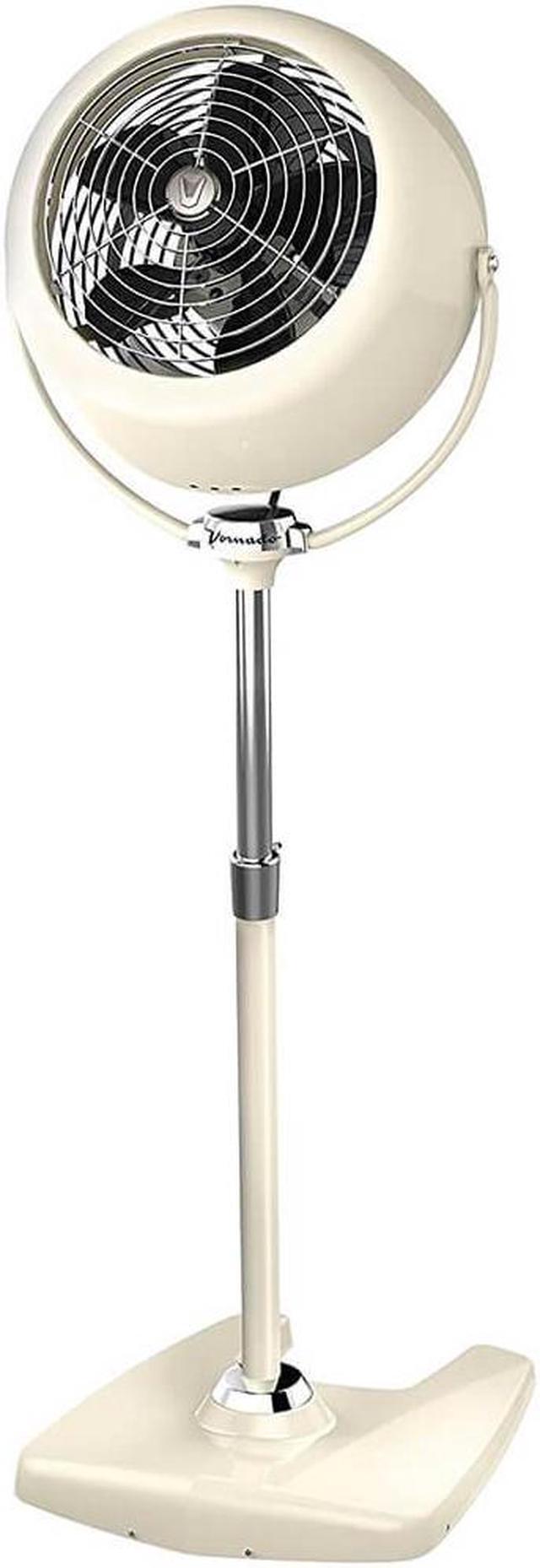 Alt view image 4 of 8 - Vornado VFan Sr Pedestal 3 Speed Vintage Fan on Stand Vintage White