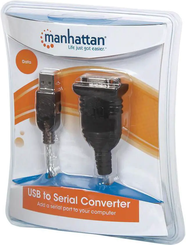 Alt view image 6 of 9 - Manhattan Usb To 1 Serial Device Converter Retail Pkg.