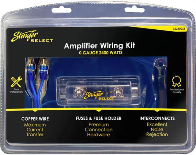 Main image of Stinger SS2400XS 1/0GA Copper 2400W Complete Wiring Kit