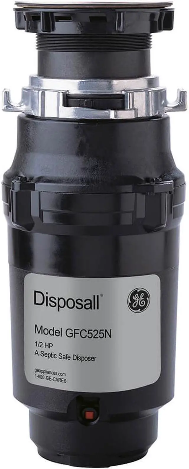 Main image of GE GFC525N 1/2 HP Continuous Feed Garbage Disposer - Corded