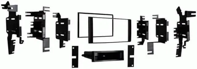 Alt view image 3 of 7 - Metra 99-7624 Single/Double DIN Stereo Multi-Dash Kit for Select 2007-up Nissan