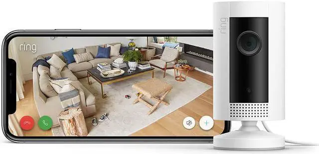 Alt view image 4 of 16 - Ring Indoor Cam Plug-In HD Security Camera, Two-way talk, Works with Alexa